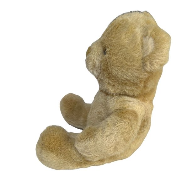 VTG 1997 Build A Bear BAB Workshop Tan Brown 15” Plush Bear Heart Nose Stuffed - Picture 6 of 9